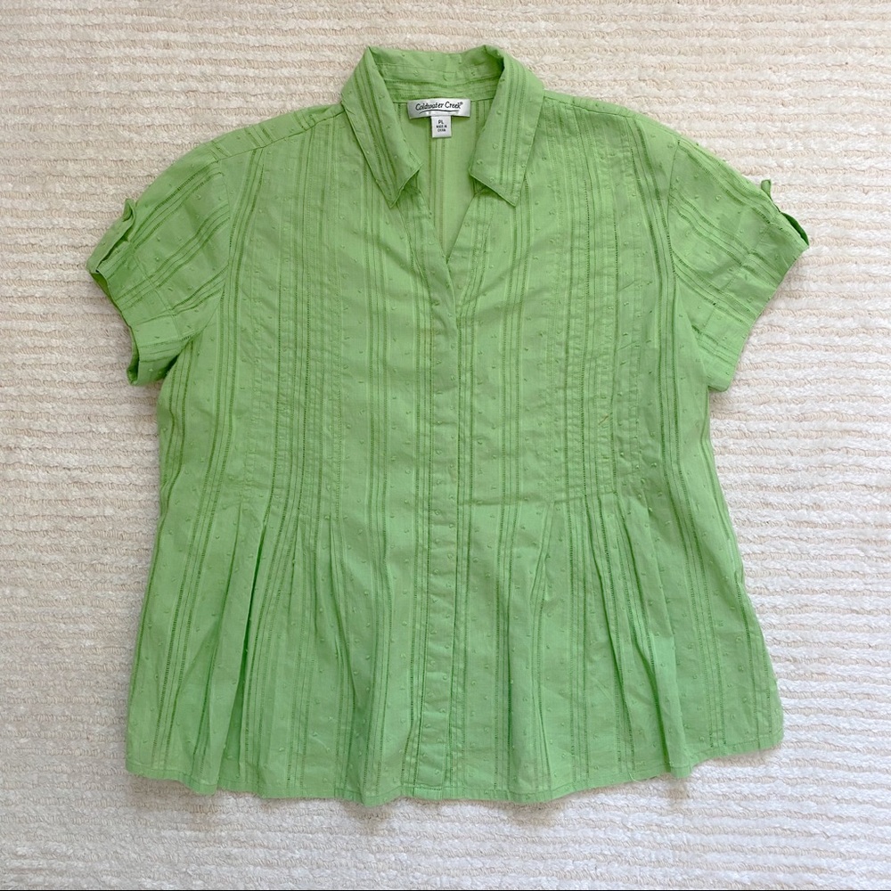 Coldwater Creek short sleeve blouse - Picture 12 of 12